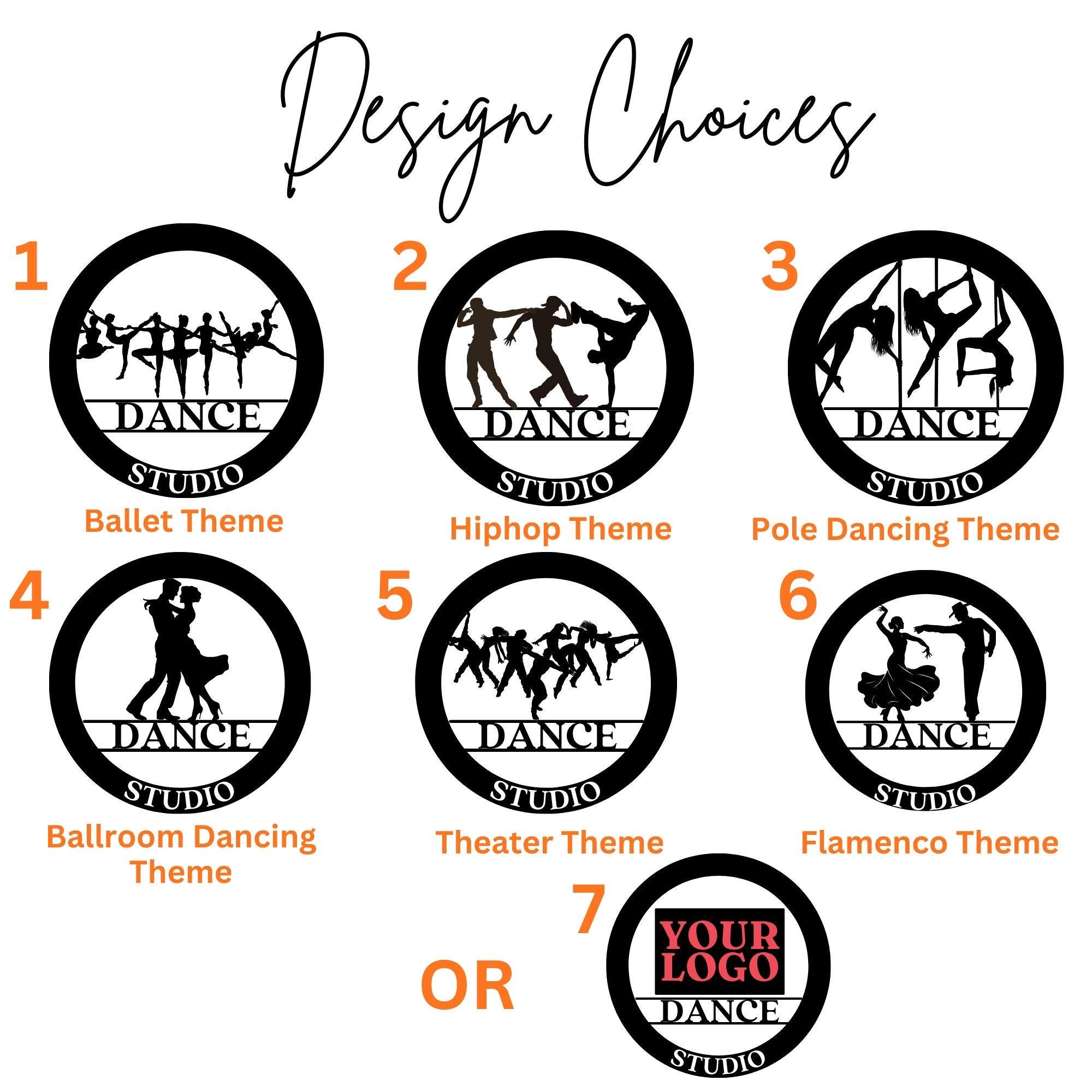 Personalized Metal Dance Studio Sign, Custom Wall Art - Etsy