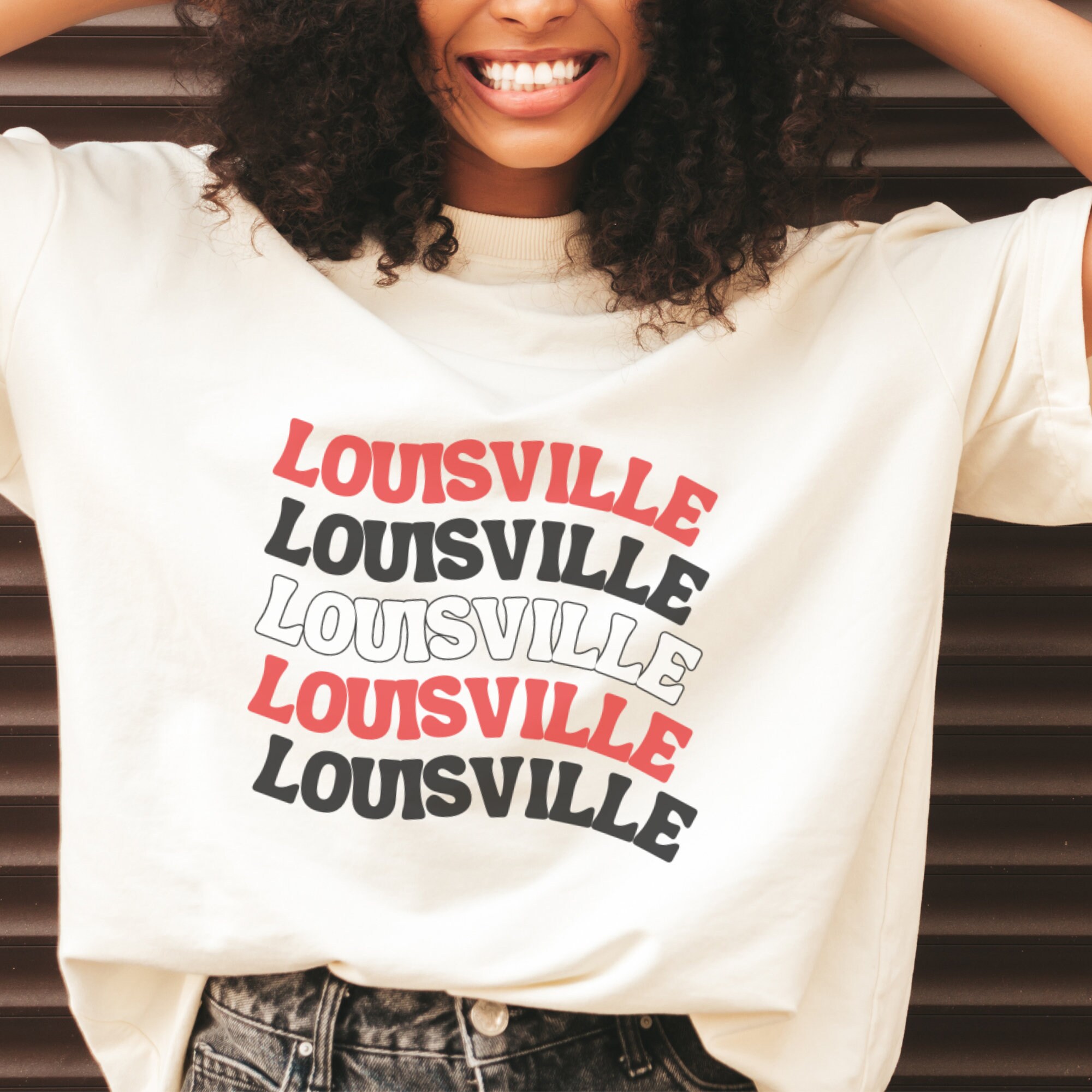Groovy Louisville Comfort Colors T-shirt 