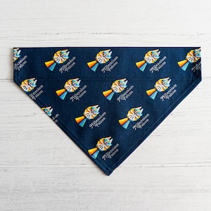 Millenium Falcon Multicolor Metallic COTTON Over the Collar Bandana / Star Wars / Mandalorian
