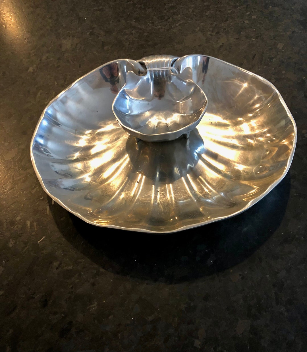 Vintage CHIP & DIP BOWL Set Etsy