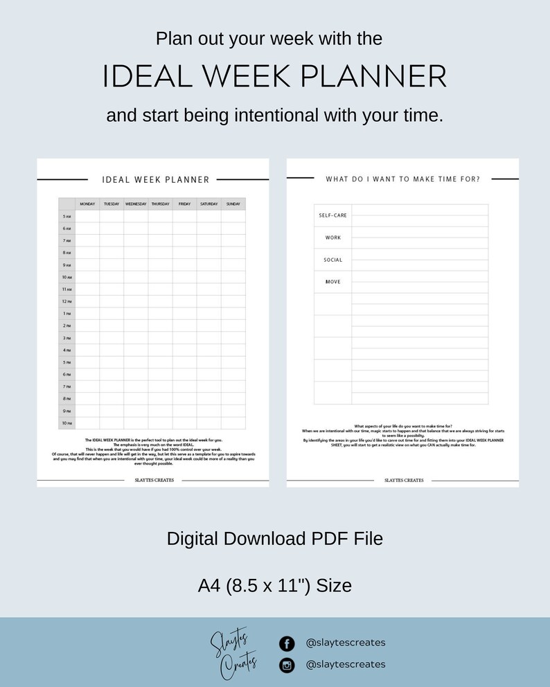 Weekly Plan, Printable Weekly Program, Wished-for 7 days Worksheet, Weekly Organizer, Weekly Plan, Planner Printables, A5 Weekly Timetable photo relating to Week Planner Sheet named Weekly Routine, Printable Weekly Program, Best 7 days Worksheet, Weekly Organizer, Weekly Routine, Planner Printables, A5 Weekly Program