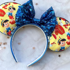 Pinocchio Inspered Mouse ears, Pinocchio Movie ears