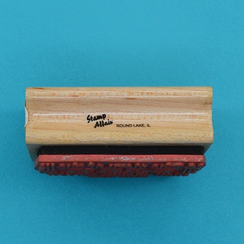 Stamp Affair Glory of the Lord Bible Verse Wood Mounted Rubber Stamp