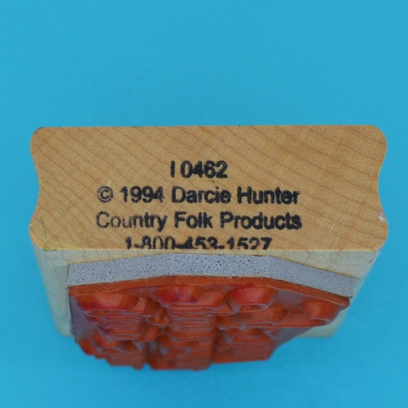 Rain or Shine You/'re a Friend of Mine 1994 Wood Rubber Stamp Darcie Country Folk