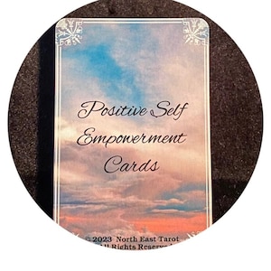 Tarjetas de autoempoderamiento positivo, afirmaciones diarias que te inspiran a vivir al máximo, baraja de oráculo de 50 cartas