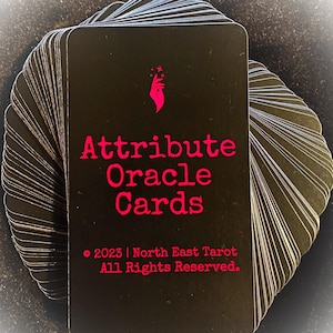 Attribut Oracle Cards with Zodiac Signs - Spécialité de 78 cartes Oracle Card Deck