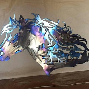 Horse in horse Dxf and Svg file