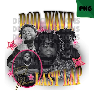 Rod Wave PNG, red rod wave, Last Lap Tour, Rod Wave shirt design, last Lap Tour Rod Wave Graphic tee downloadable design