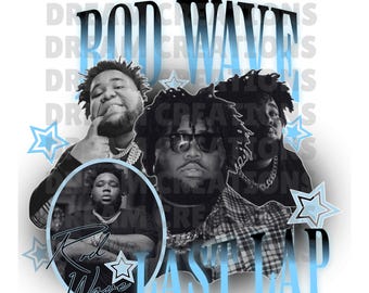 Rod Wave PNG, Last Lap Tour, Rod Wave shirt design, last Lap Tour Rod Wave Graphic tee downloadable design