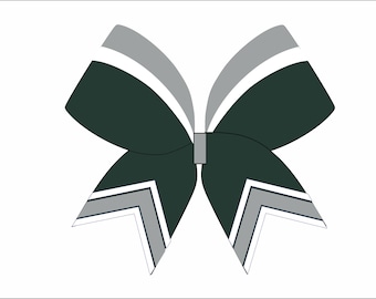 Cheerbow CUT FILE Starburst with tails - Digital File Only - Cheerbow digital design ONLY- Instant Download