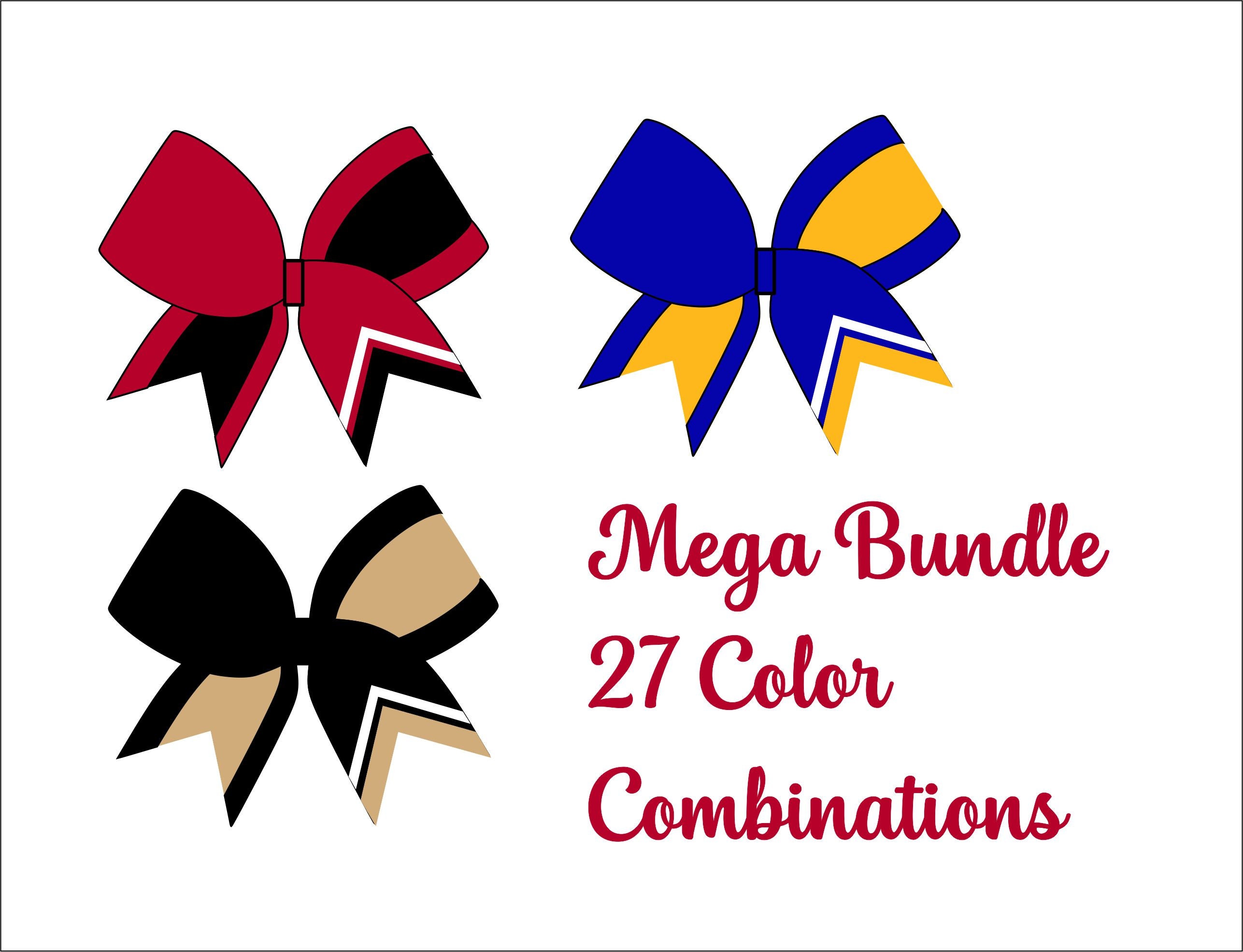 Cheer bow bundle Sequin Cheer Bow-Sequin Cheerleader Bow Bundle-6 pack  main image 4