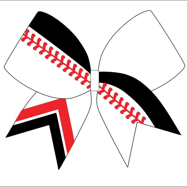 Cheer Bow Softball CUT FILE - Digital File Only - Cheerbow digital design ONLY -