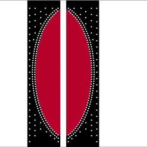 ARCHIVO DE CORTE con patrón de diamantes de imitación para lazo de porristas - Solo archivo digital - SOLO diseño digital de lazo de porristas - lazo de competencia