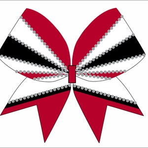 Rhinestone Pattern Cheer Bow CUT FILE - Digital File Only - Cheerbow digital design ONLY- competition bow