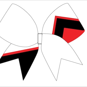 Cheerbow SCHNITTDATEI - nur digitale Datei - NUR digitales Design