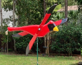 Red Cardinal L9" Whirligig