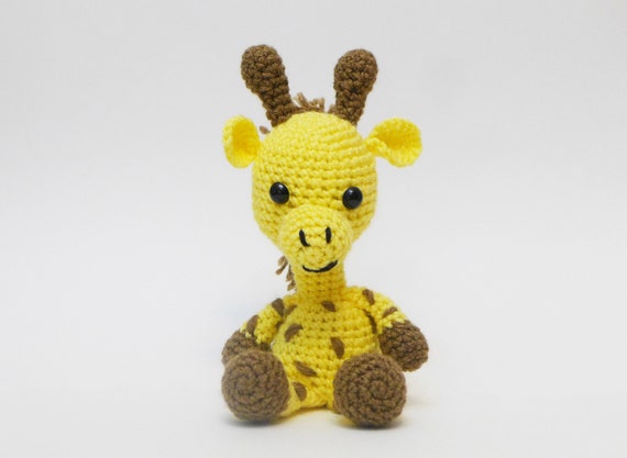 crochet giraffe stuffed animal