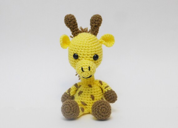 crochet giraffe stuffed animal