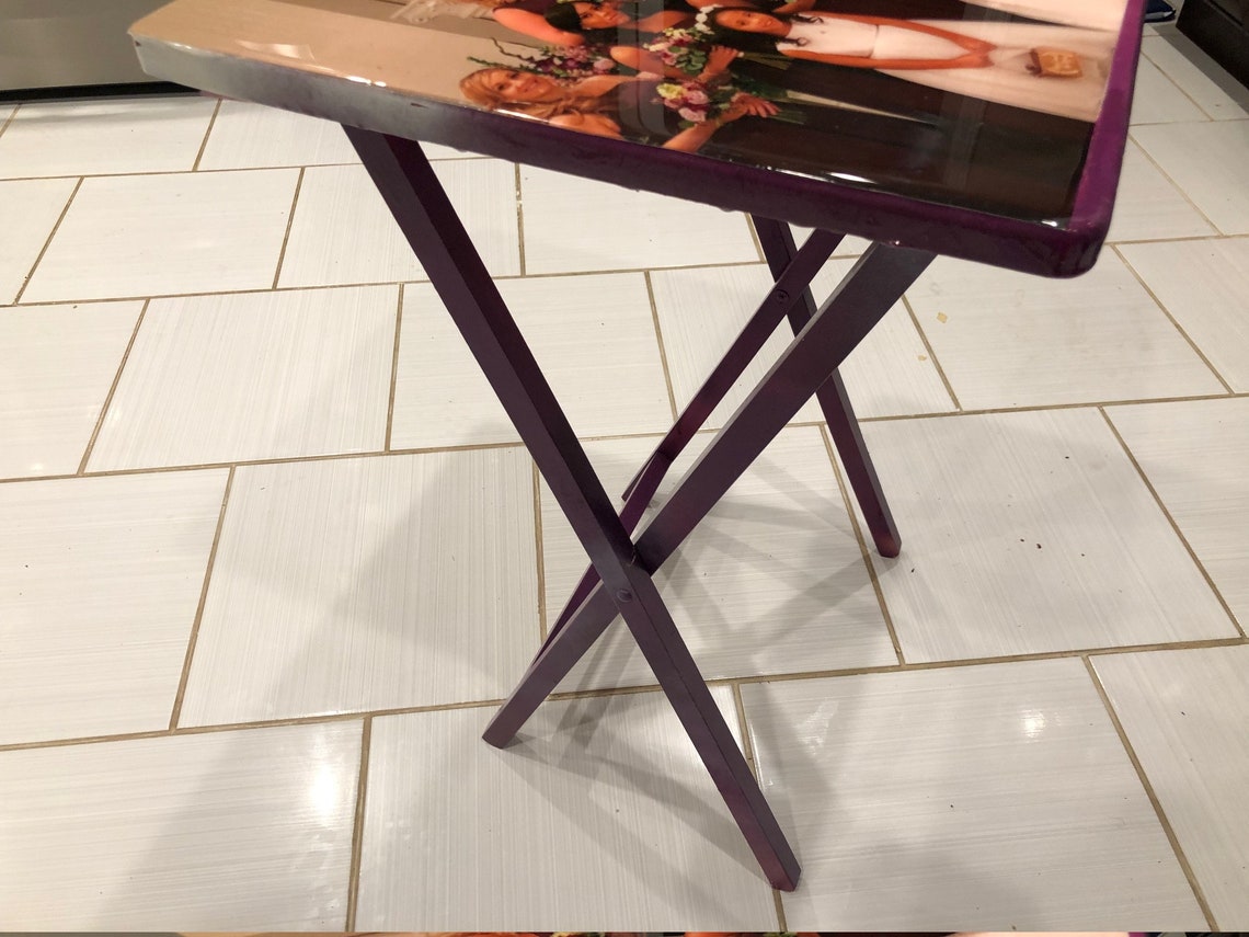 Custom TV Dinner Trays / Tables Add Your Favorite Photo Etsy