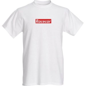 Racecar Box Logo T-shirt - Bianco o Nero