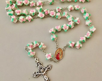 New Beautiful  Roses Rosary, small roses, beautiful rosary, pray