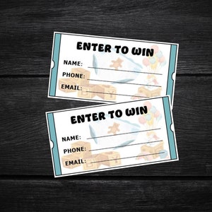 Diaper Raffle Tickets ENTER TO WIN Blue Baby Shower | Printable Tickets pdf | Downloadable pdf Document | Nappy Raffle Ticket