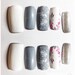 Susan Esquivel reviewed Gray and Pink Rose Press On Nails