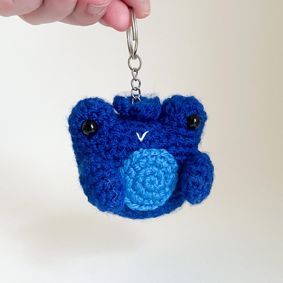 Blueberry Frog Plush Keychain Stuffed Animal Doll Cute Etsy
