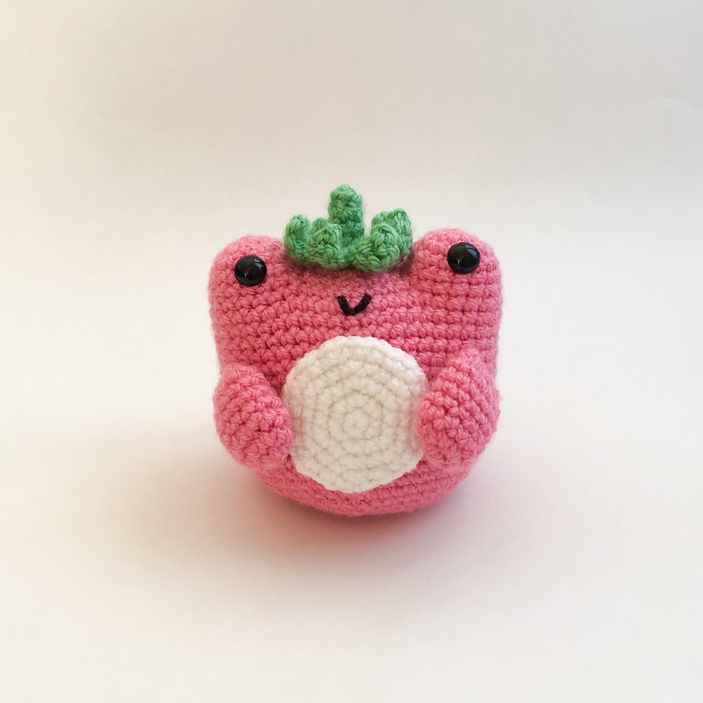 シェリー クロッシェ ピーチピンク ケーキプレート 丸型 Crochet