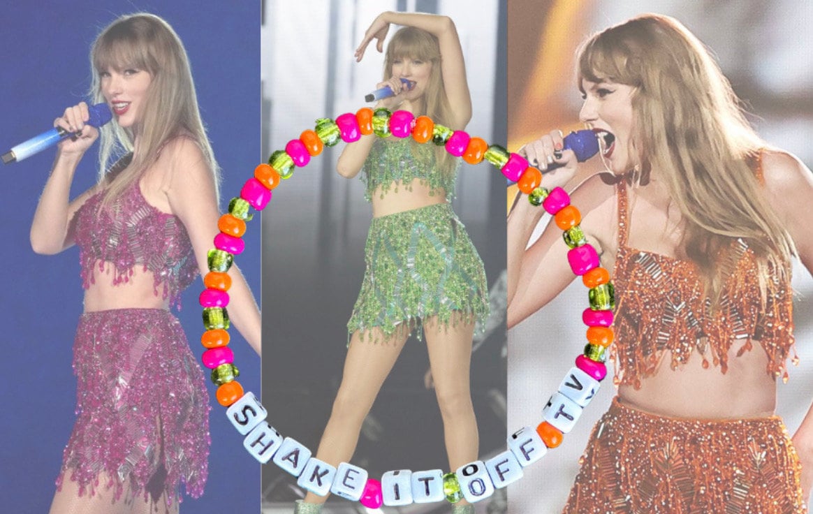 Taylor Swift Merch: Taylor Swift Friendship Bracelets, Taylor Swift Outfit,  Taylor Dwift Merchandise for Concert Costume Lovers 1989 Costume Friendship  Bracelet Concert Costume, 7pcs/set 