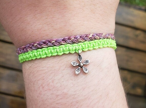 Grandmother & Granddaughter “A Link That Can Never Be Undone” Blossom Knot  Bracelet