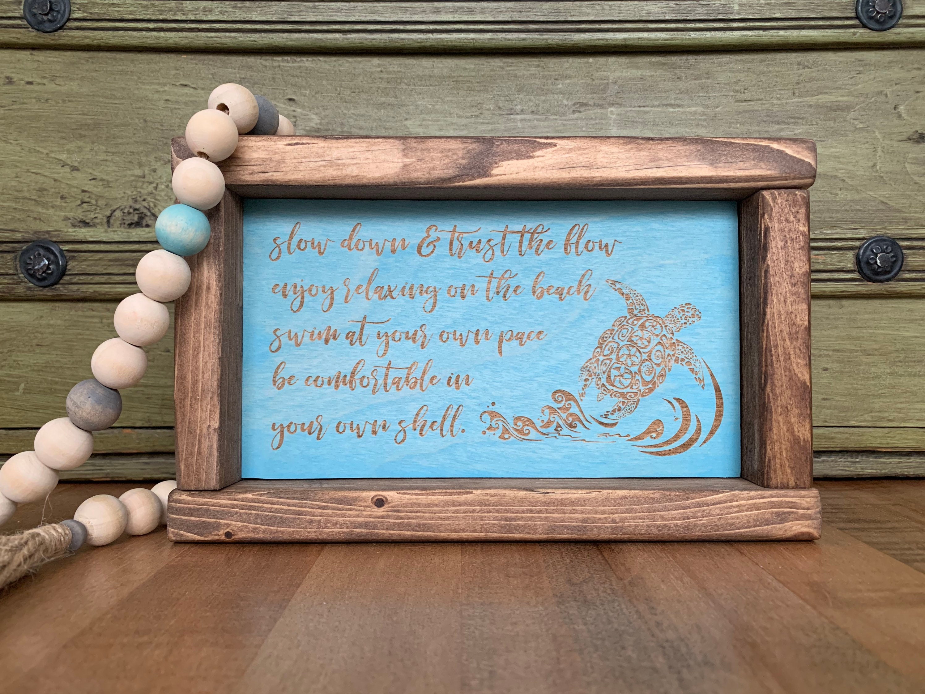 Sea Turtle Life, Live Like a Sea Turtle Sign, Summer Signs, Vsco Girl ...