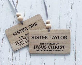 Missionary Christmas Ornament, LDS Ornament, Gift for Sister Missionary, Missionary Mom Gift, Missionary Gift, LDS Missionary Gift, Mission