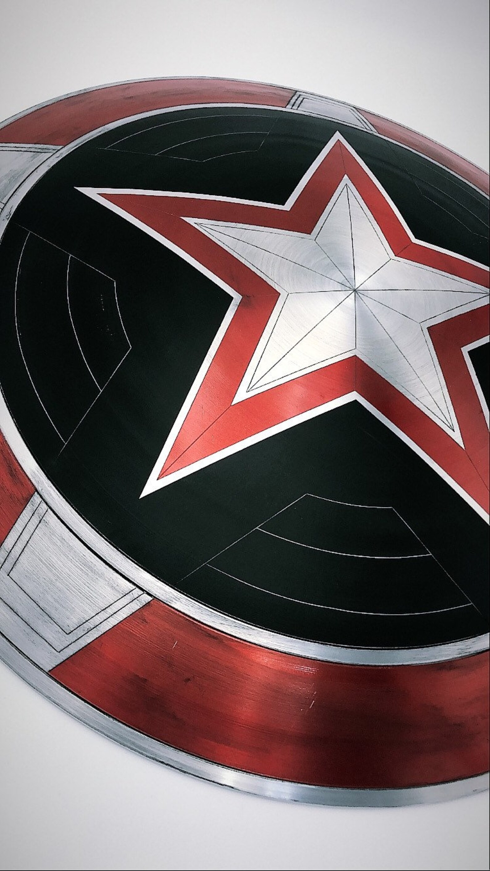 11 Red Guardian Shield Replica Prop Etsy