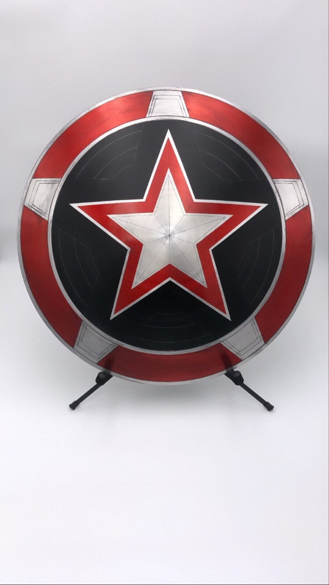 11 Red Guardian Shield Replica Prop Etsy