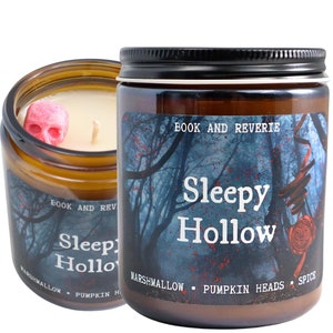 Sleepy Hollow Candle: Pumpkin, Marshmallow & Spice - 50 Hr Wood Wick