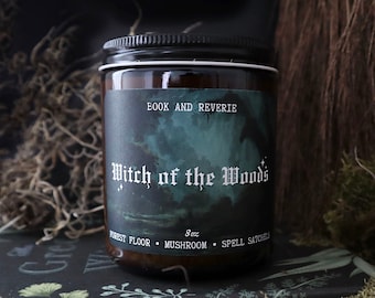 Witch of the Woods Candle: Earthy Forest Scent - 9oz