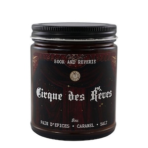 Cirque des Rêves - The Night Circus inspired - gingerbread, pumpernickel, spice, salt, mystery