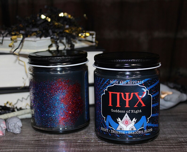 Greek mythology NYX candle goddess of night Etsy