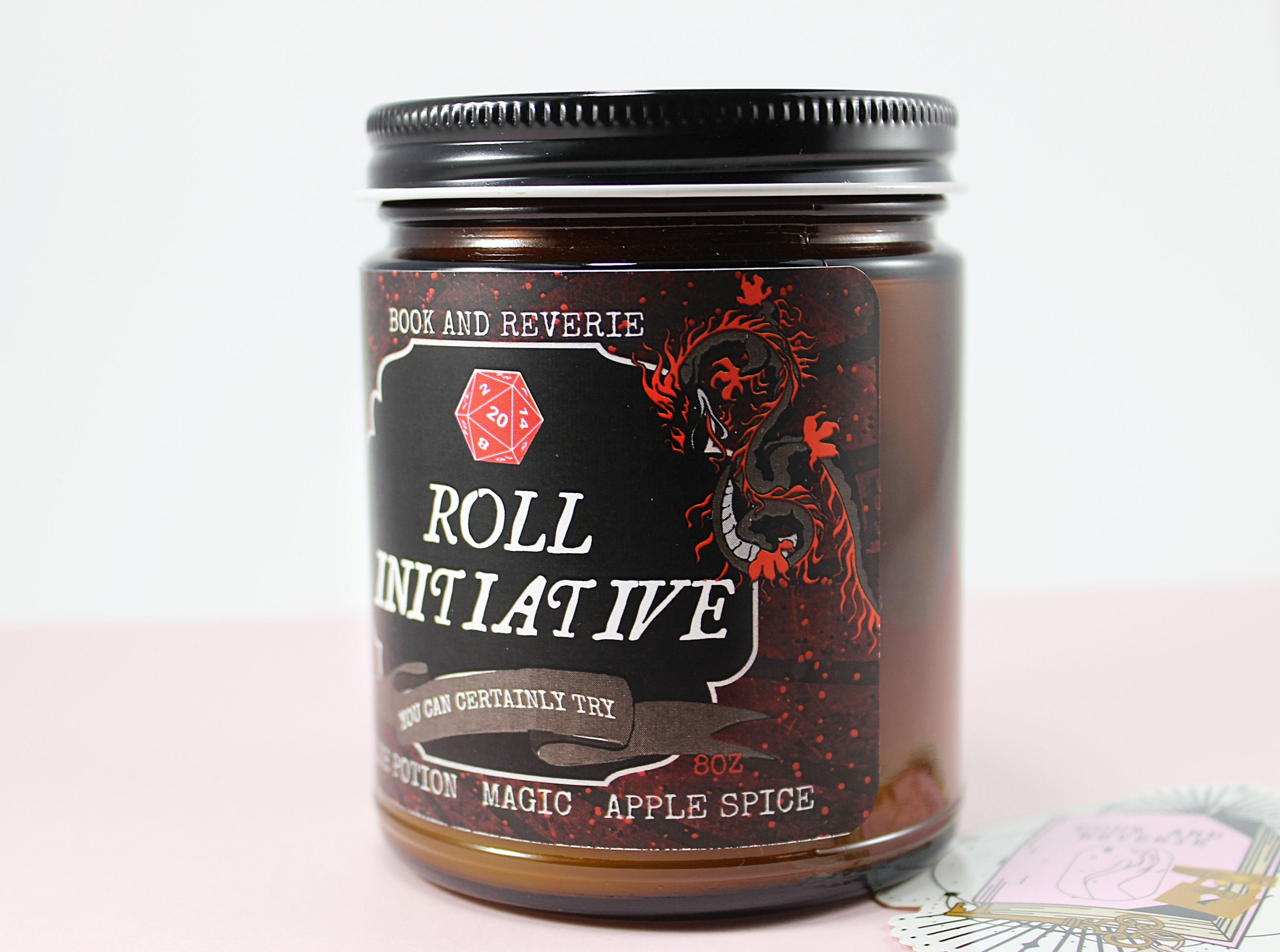 Roll Initiative Dnd Candle Gamer Candle Gifts for Gamers Etsy