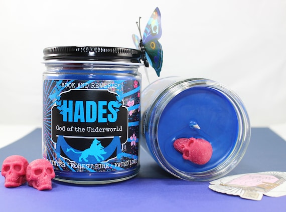 HADES candle "god of the underworld" | unique candles, persephone and hades, book and reverie, greek mythology, man scented candle, manly