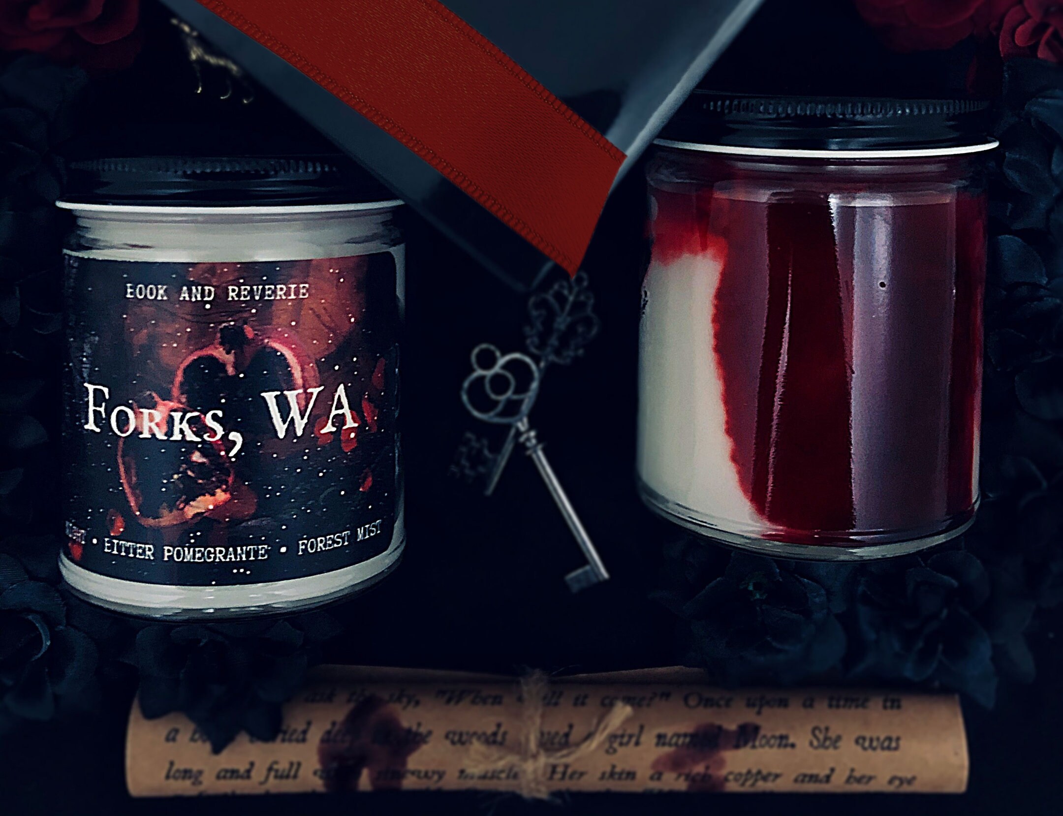 Forks, WA | Twilight candle, the Cullens, gifts for millennials, twih…