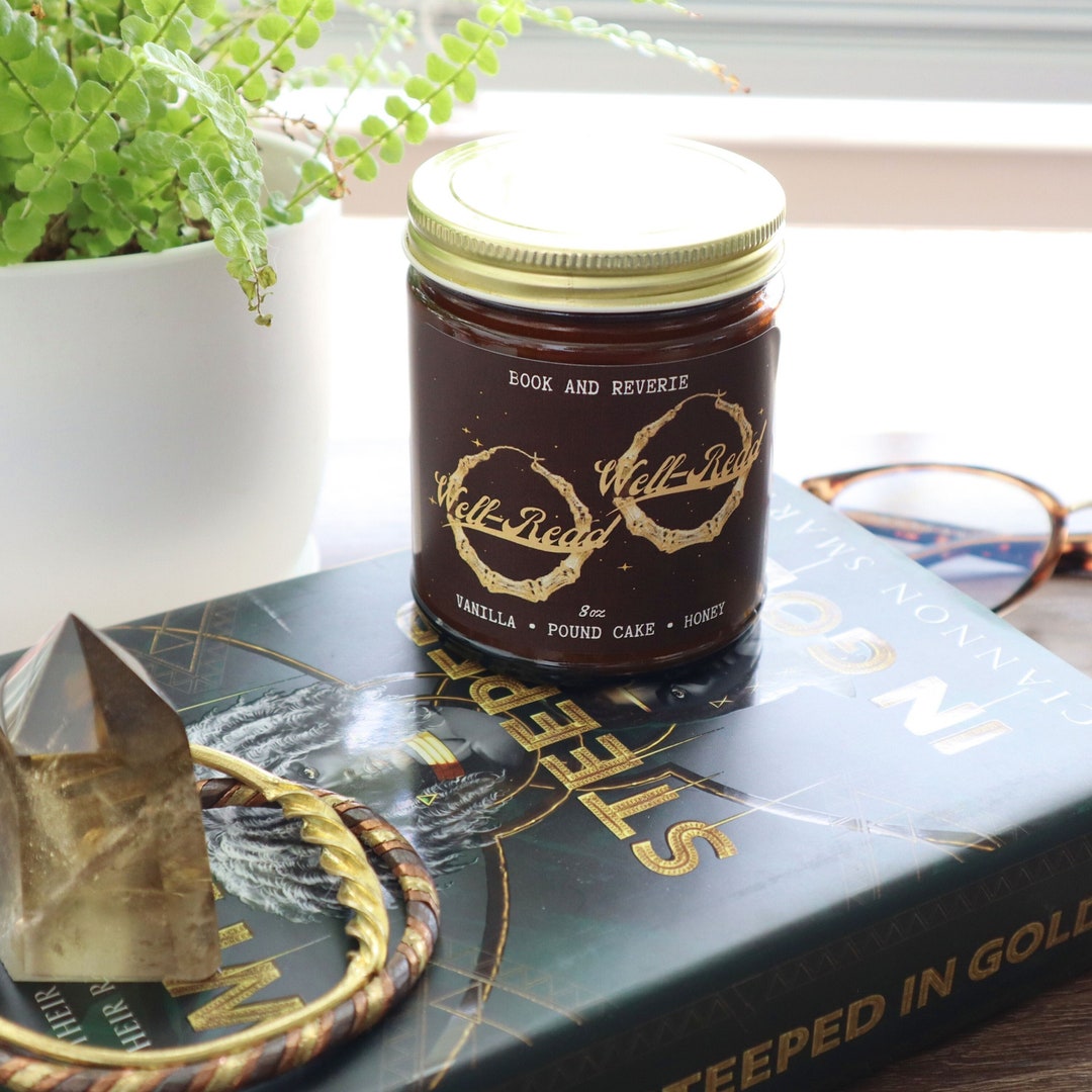 Well Read Candle Black Owned, Gifts for Readers, Bookworm Gifts, Book