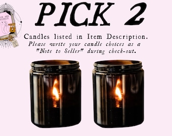 Pick 2 Bundle | Book and Reverie candles - book inspired candles, bookish gifts, bibliophiles