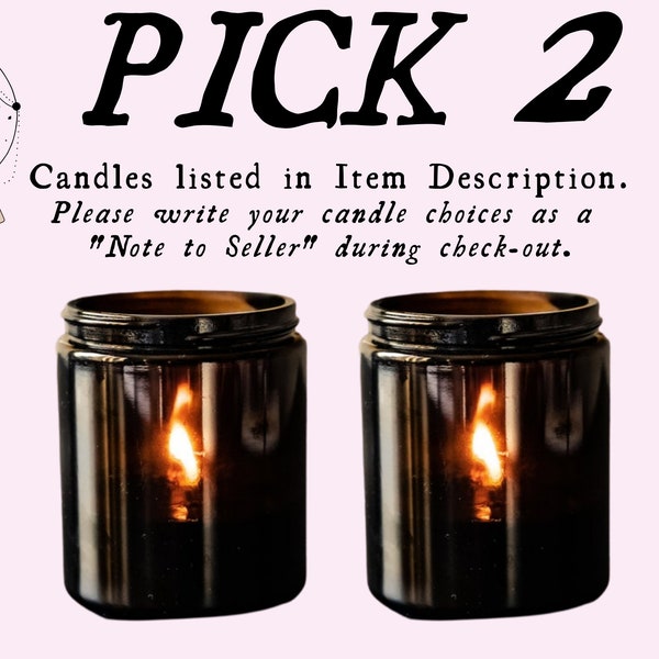 Pick 2 Bundle | Book and Reverie candles - book inspired candles, bookish gifts, bibliophiles