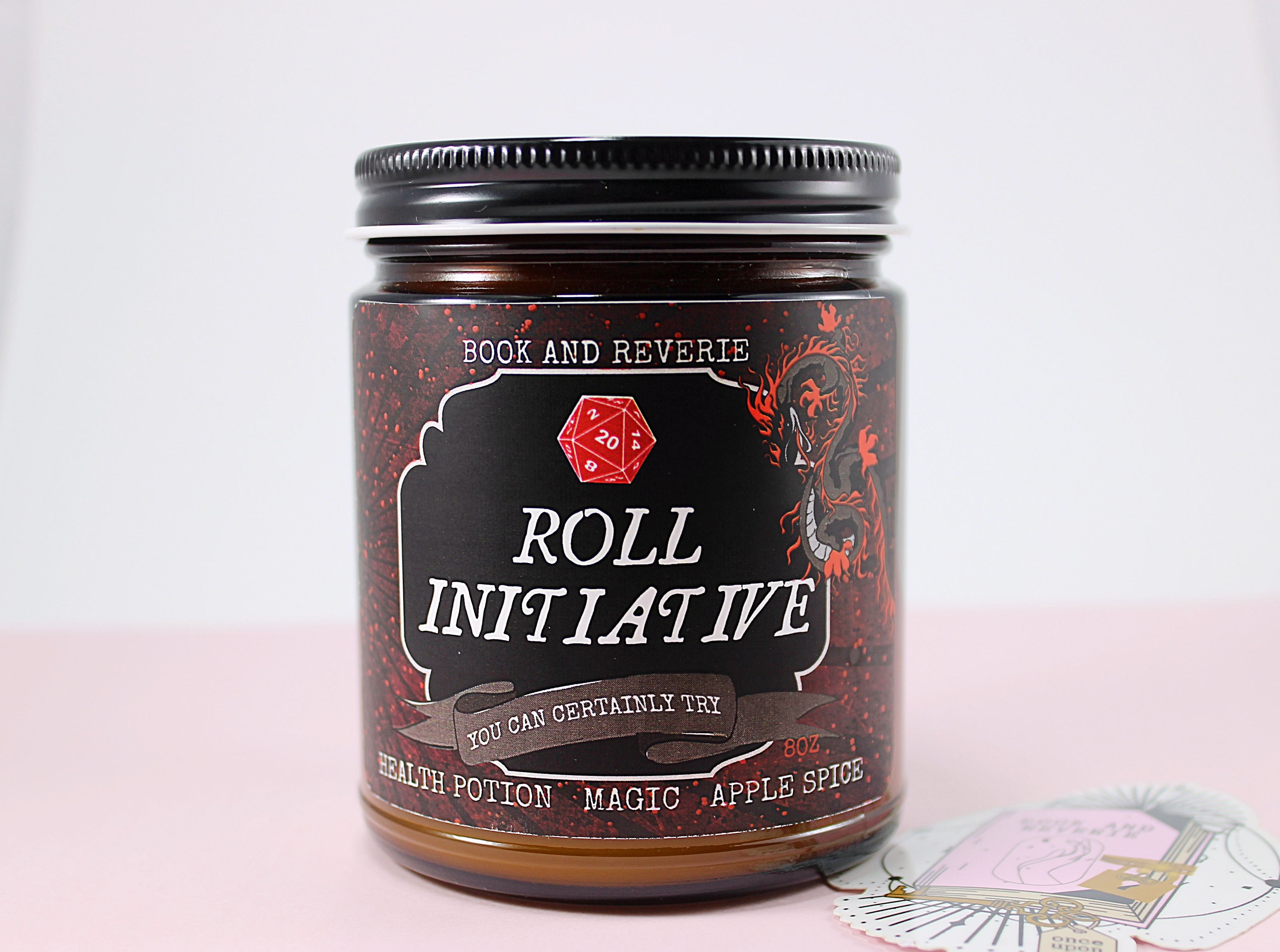 Roll Initiative Dnd Candle Gamer Candle Gifts for Gamers Etsy