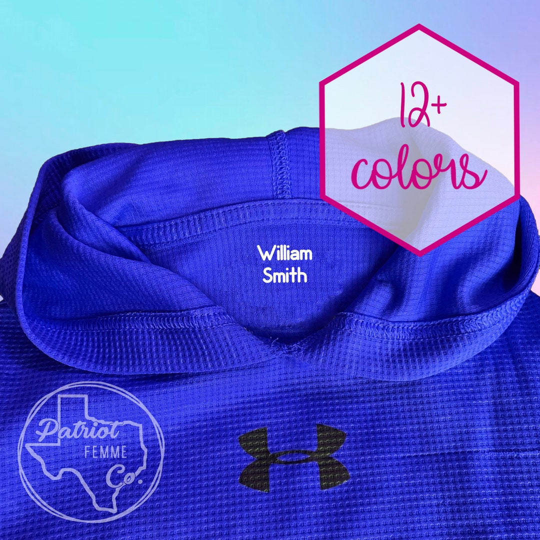 Custom Name Labels for Clothes First Last Iron on Daycare Kids Toddlers