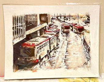 Toronto Watercolor Print Series