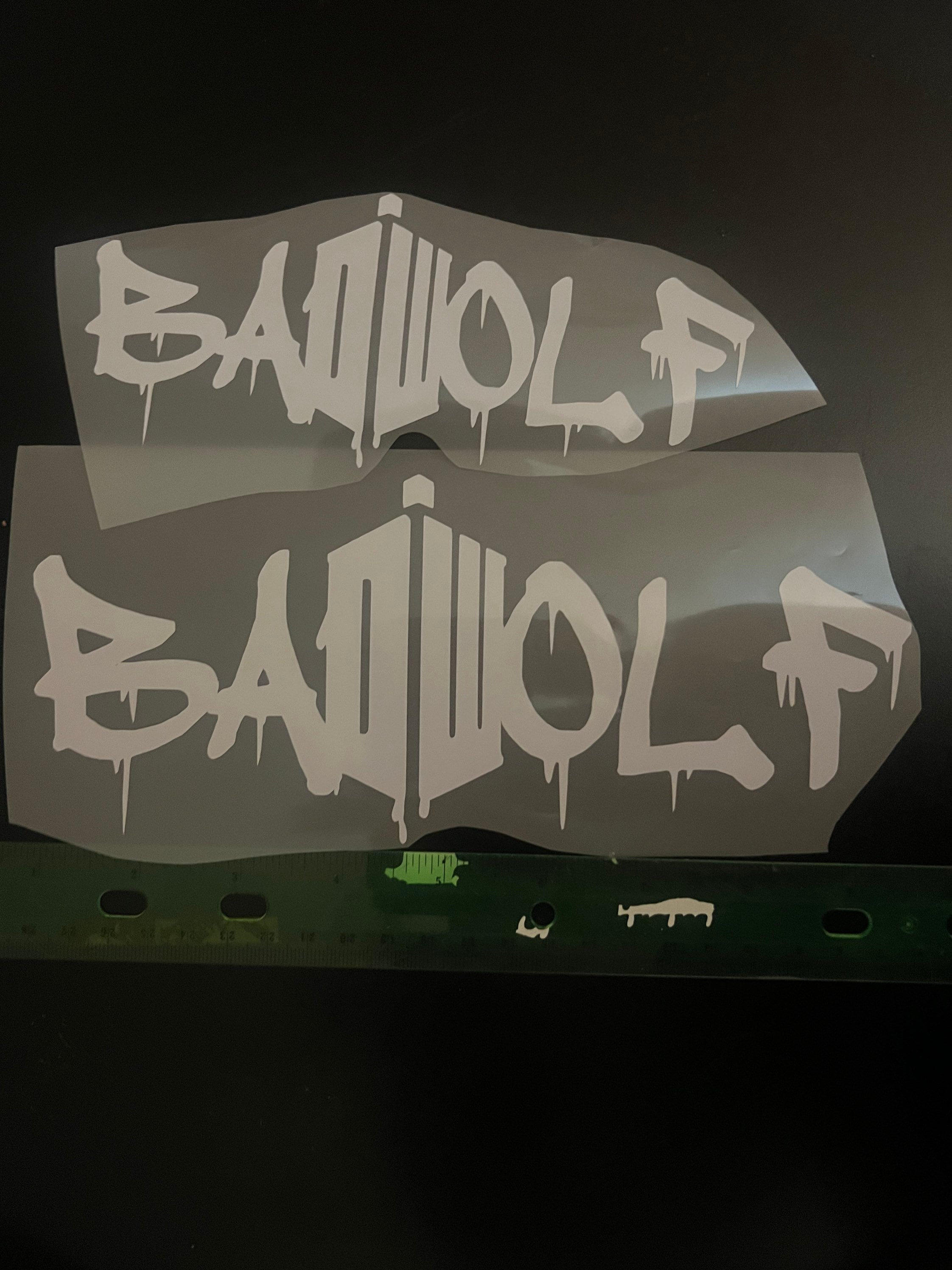 Bad Wolf Car Decals Etsy