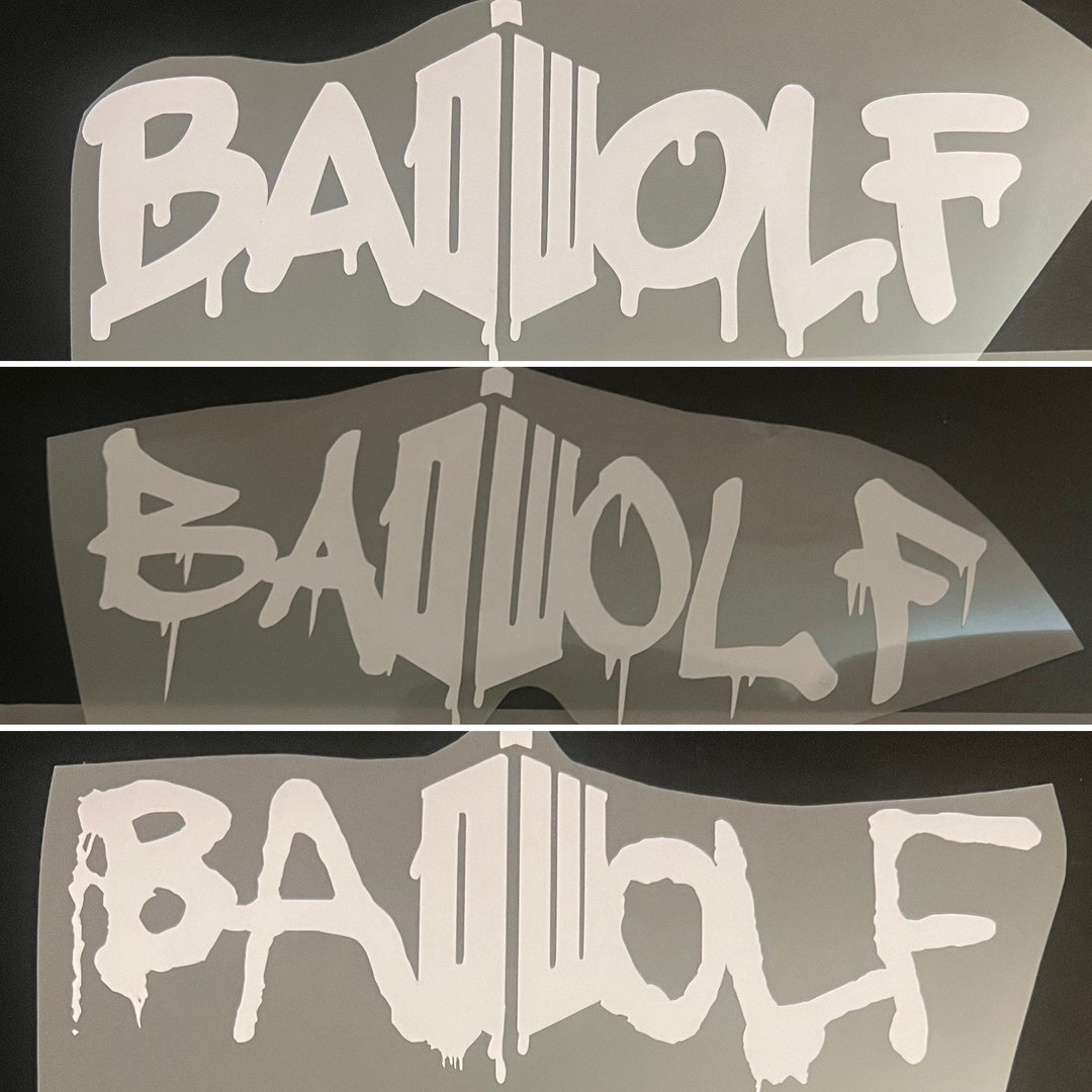 Bad Wolf Car Decals Etsy